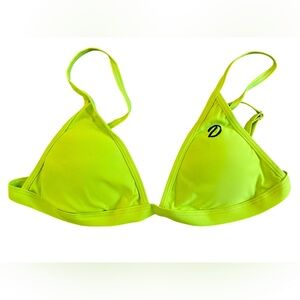 DIXXON NWT Bright Yellow Bikini Top